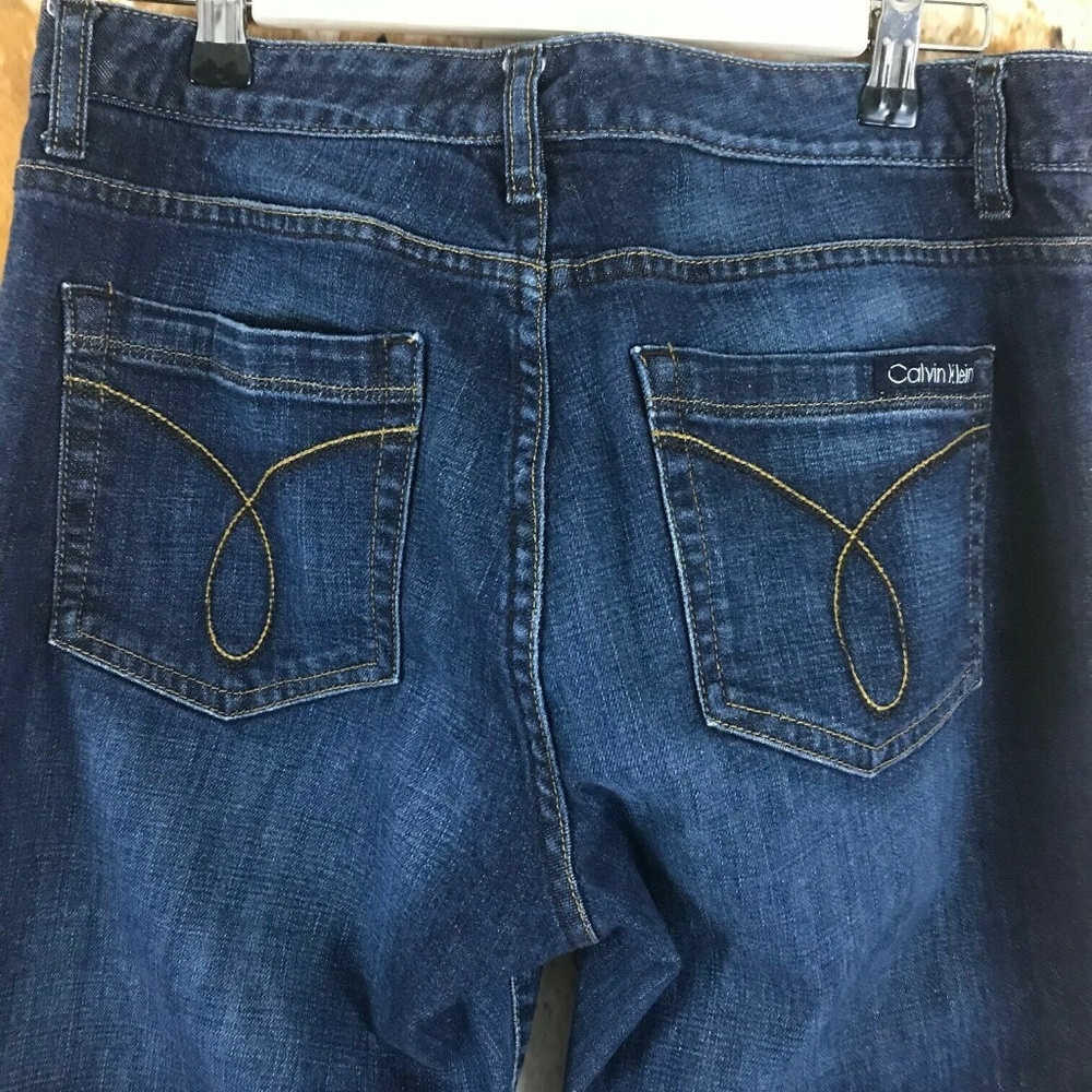 Calvin Klein Skinny Jeans sz 12 Dark Blue Pants